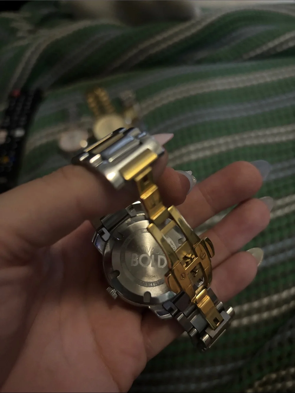 Movado two tone